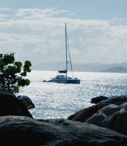 The Baths, Virgin Gorda Sailing near The Baths, Virgin Gorda