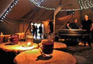 Thanks to Queen of Hoxton for their beautiful picture of their seasonal Tipi Rooftop bar