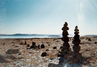 Lake and Rock Formations