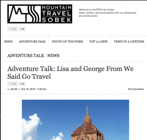 MTS adventure talk