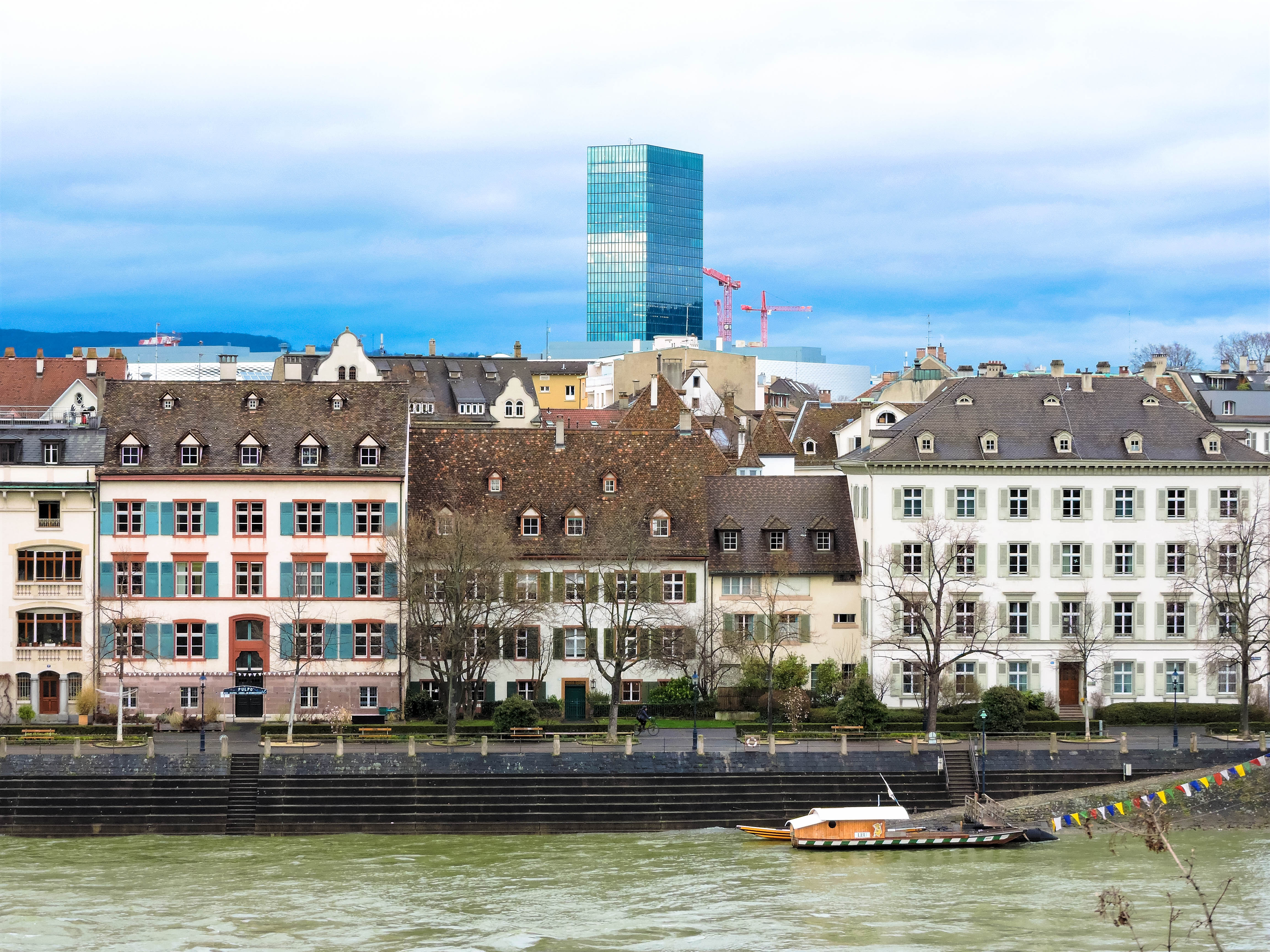 The Old and New Basel in Switzerland