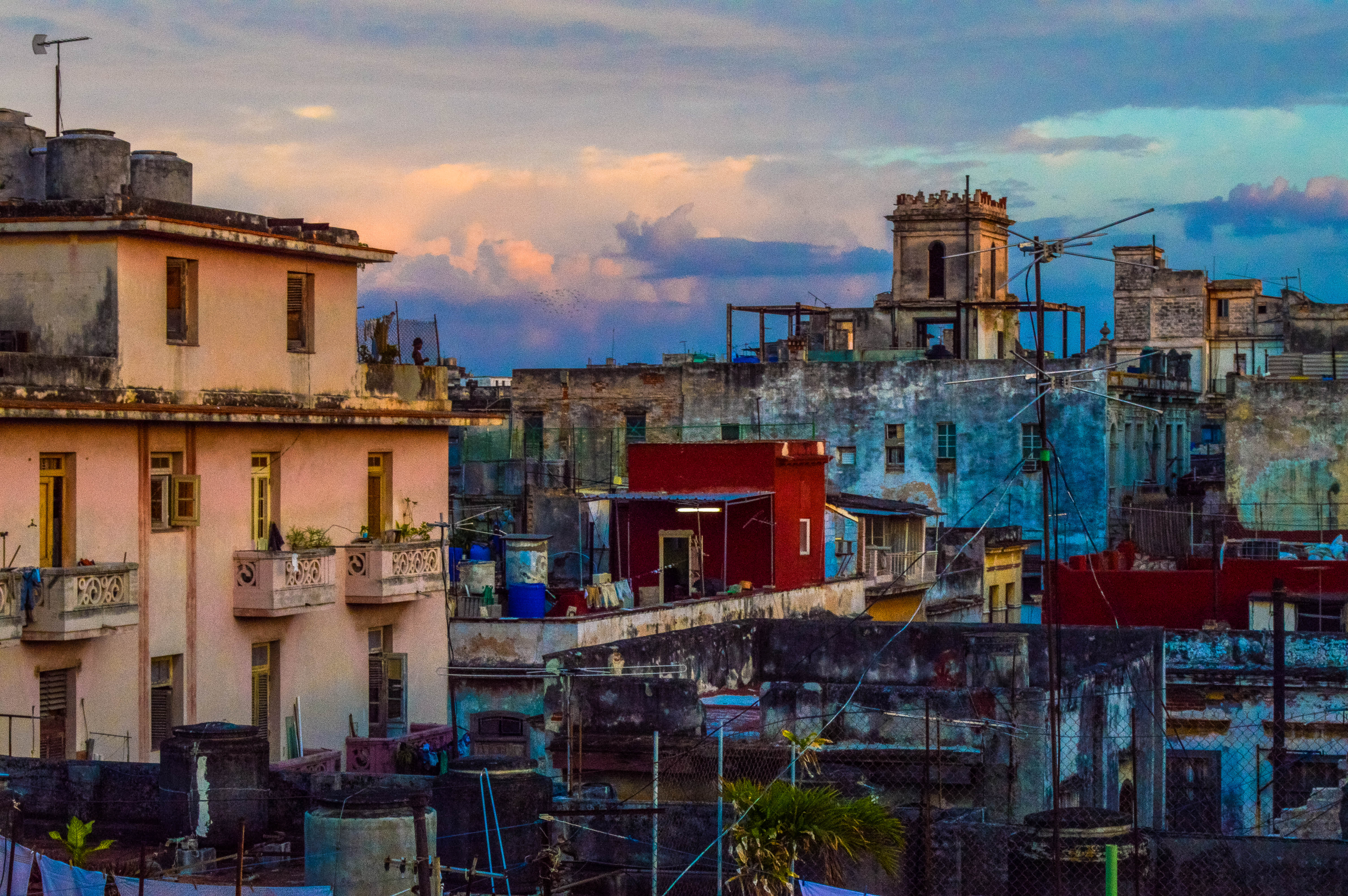 Habana Rooftops at Sunset