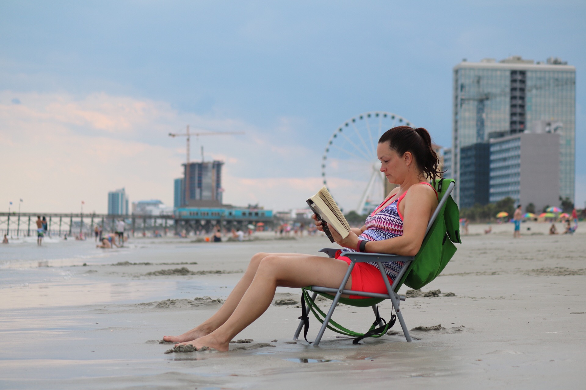 Reading by the Seaside at Myrtle Beach