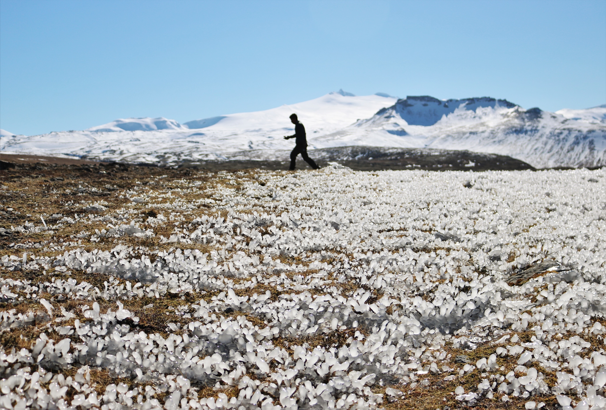 Walking on Crystals in Iceland