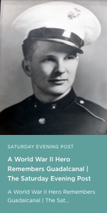 World War II hero story in Saturday Evening Post