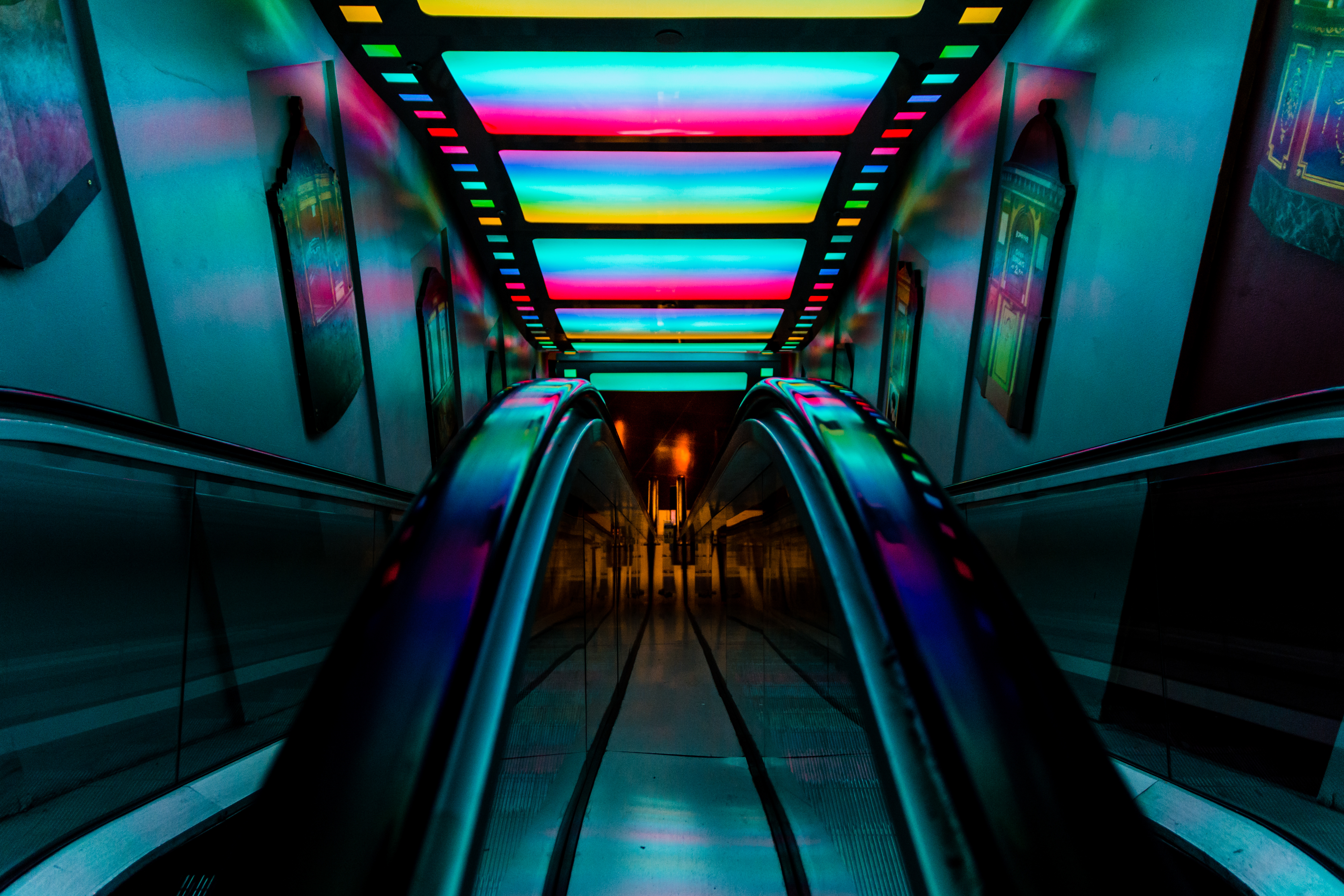 A Colorful Descent in NYC