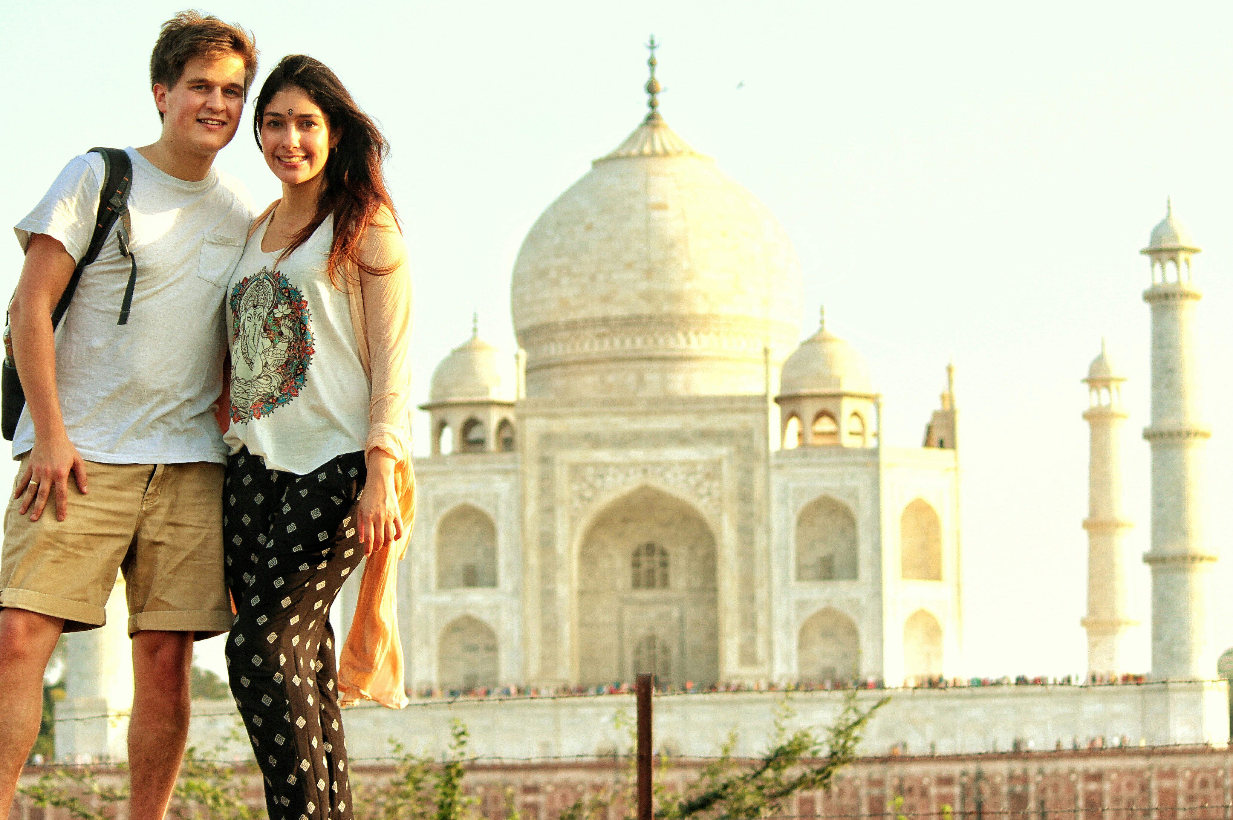 Love birds at Taj
