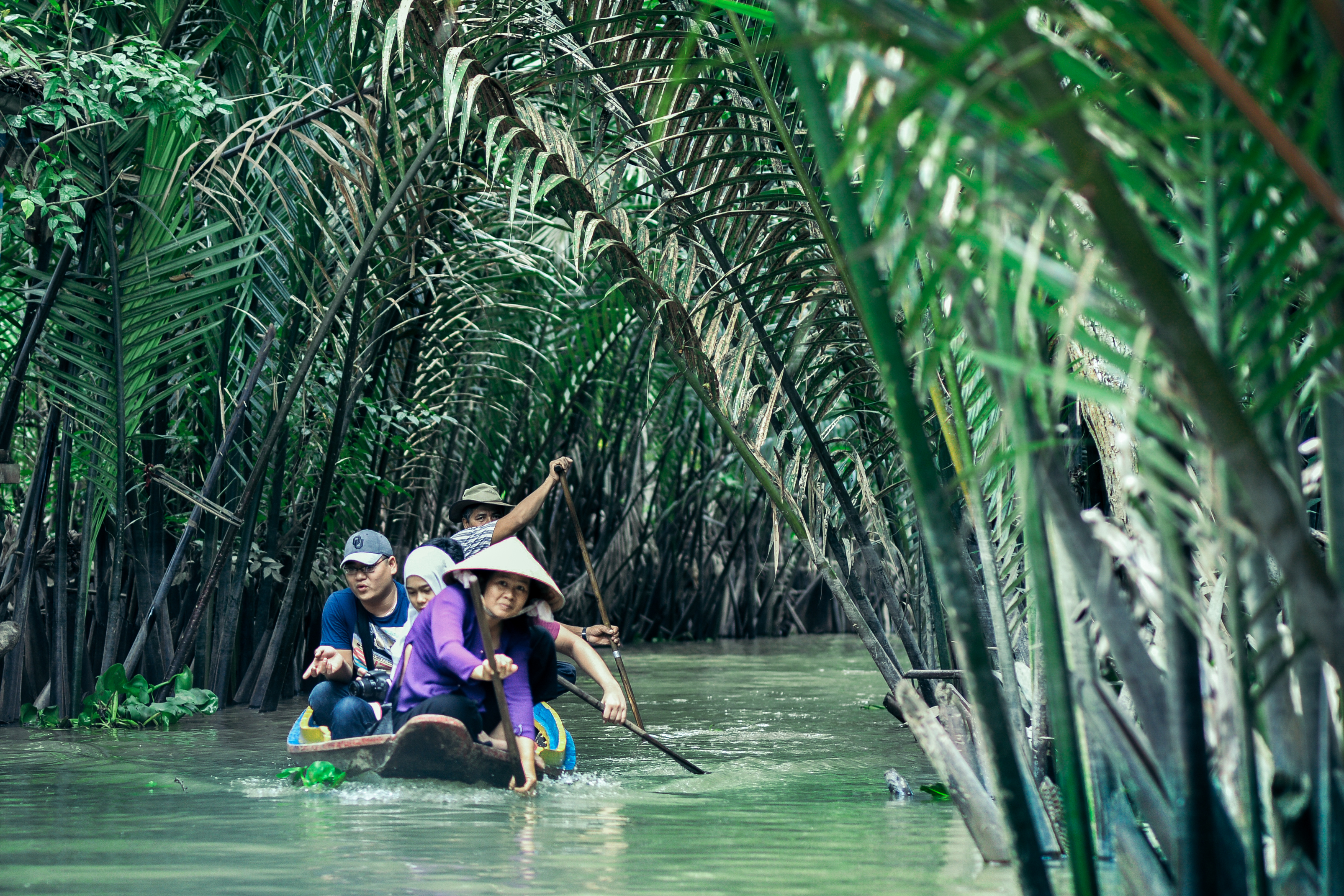 Sampan Ride in Mekong