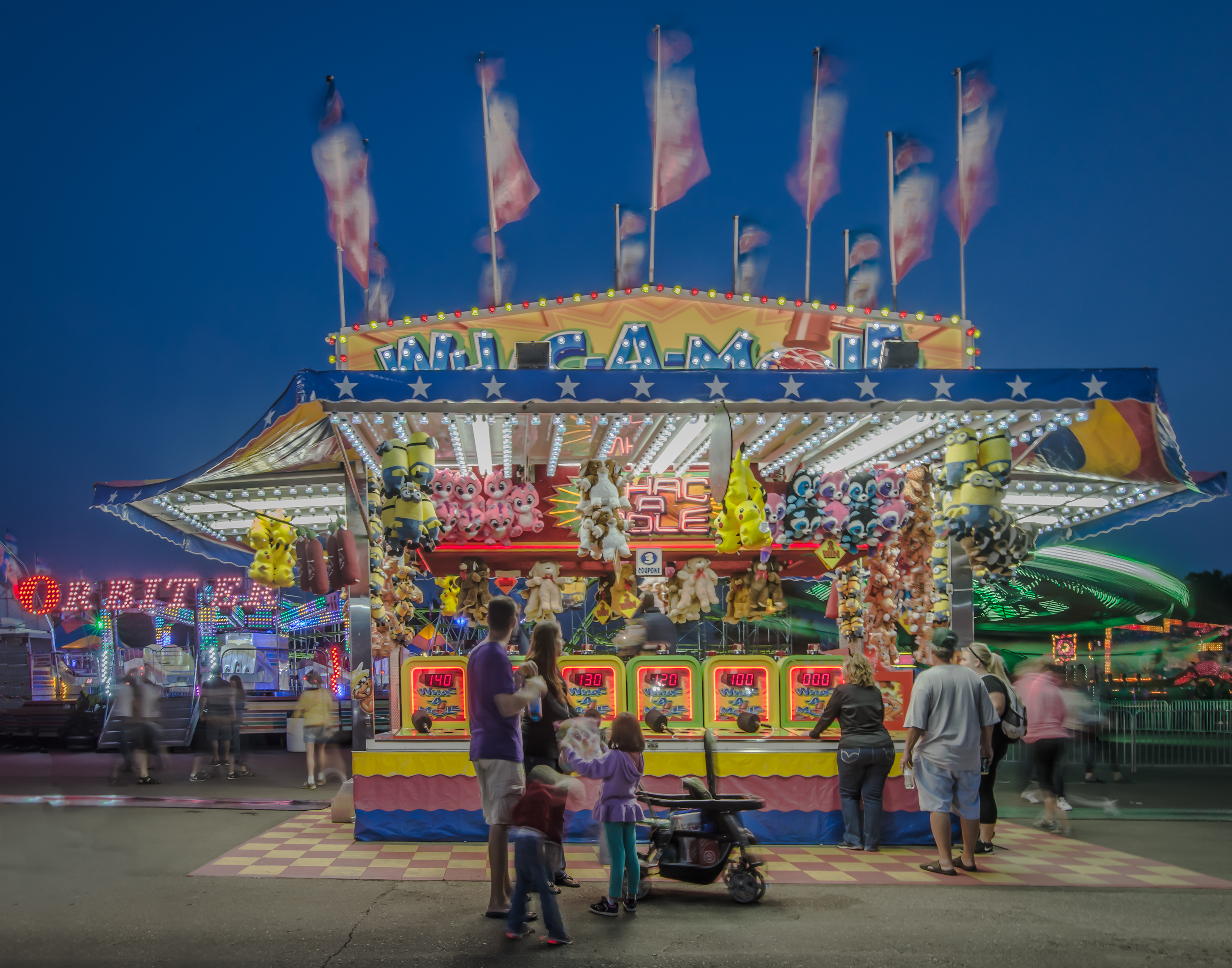 Wac a Mole at the Minnesota State Fair